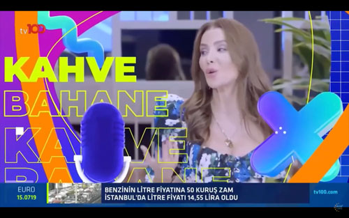 Blue Card & TV100 Özge Ulusoy ile Kahve Bahane programı